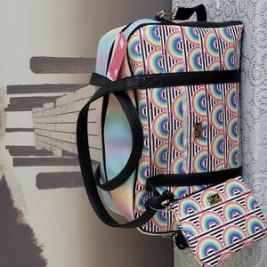 Betsey Johnson Rainbow Weekender